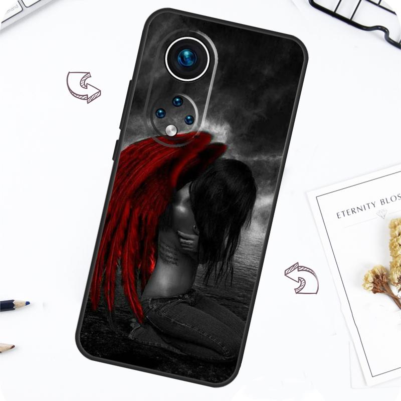 

Angel Wings Painting Case For Honor Magic 7 5 6 Pro Honor 200 Pro X9b X9a X8b X8a X8 X9 X9c 50 70 90 Lite Cover Honor Magic6 Lite