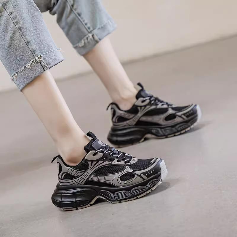 Tatínek Boty Dámské Boty Jarní novinka Sportovní Boty Dámské Mesh Povrch Platforma Boty pro volný čas