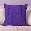BEAUTY Purple Bow  Personalized Pillow Dust Cover Bedroom Kids Party Decoration Pillowcase Birthday Children Gift