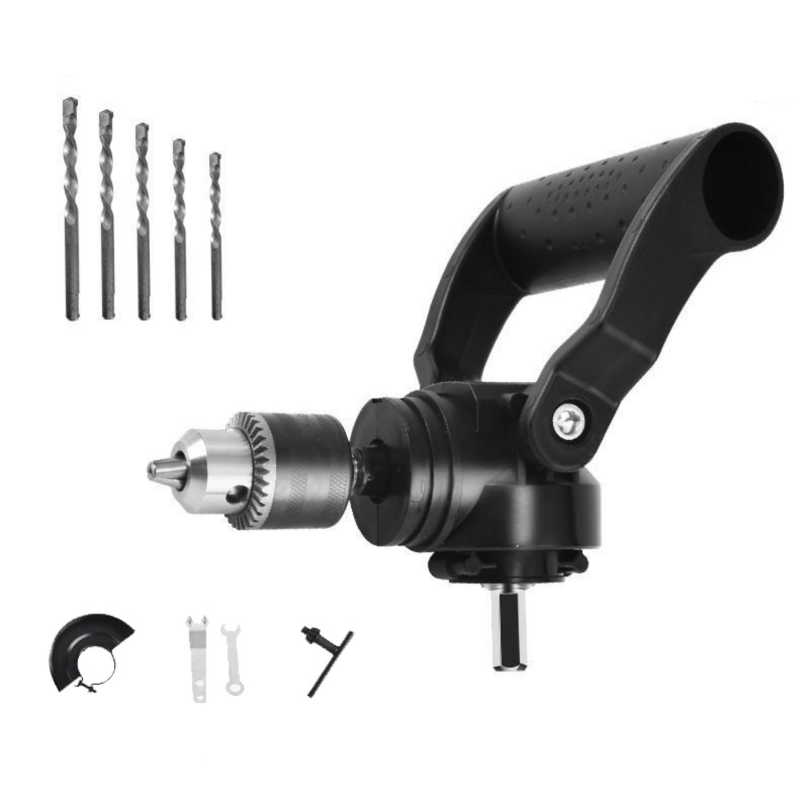 

Насадка для дрели под углом 90 градусов Универсальный угловой адаптер для дрели Простое управление для труднодоступных мест и эффективного закручивания шурупов