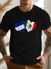 100% Cotton Honduras Mexico Mexican Honduran Flag Heritage T-Shirt Women's Men's Graphic Tee, Causal Tops Fashion Tshirt