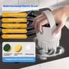 Handheld Cordless Electric Cleaning Brush Multi-Functional Household Kitchen Dish Washing and Bathroom Portable Cleaning Brush