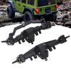 RC Front Rear Axle Complete Set Brass Electroplating RC Axle Assembly for 1/18 Black