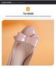 Plus Size Elegant Chunky Heel French High Heels for Women - 2025 Style, Mid-Heel, Round Toe, Shallow Mouth Shoes.