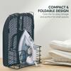 Enhanced Non-Slip Folding Ironing Board with Storage Basket