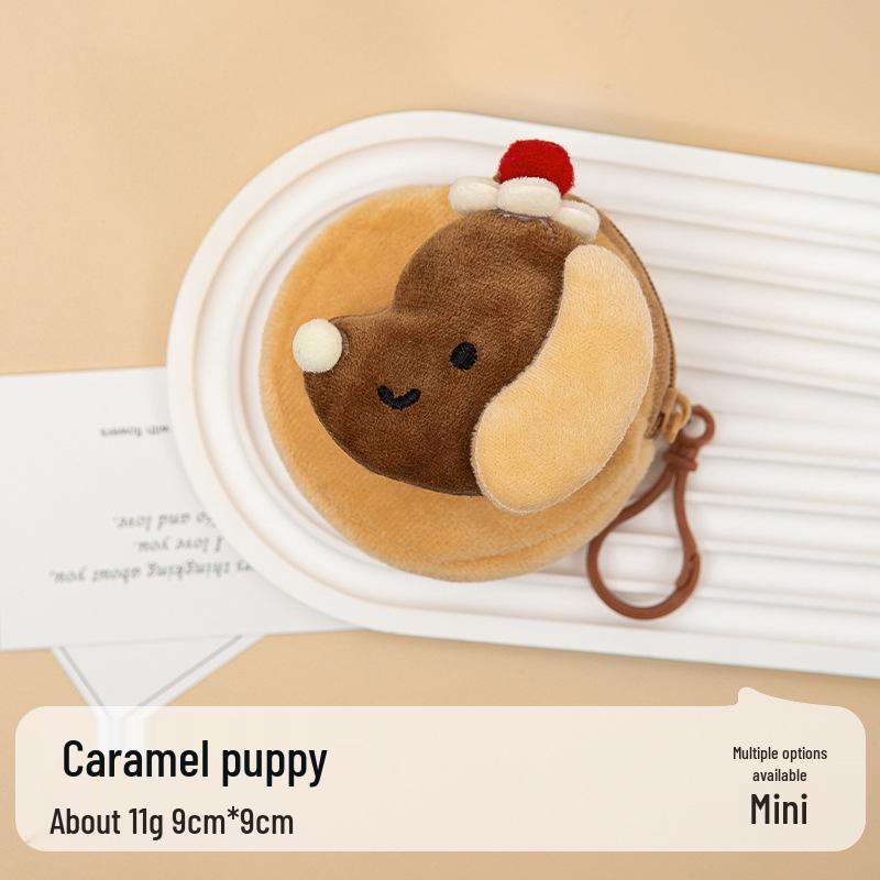 Cartoon Doll Plush Coin Purse: Custom Cute Mini Earphone & Storage Bag for Students and Children
