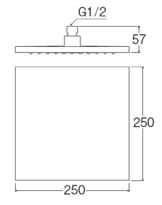 SANEI Rotating Shower Overhead Shower LED Light Type Round S1040F1 [Bathroom Head]