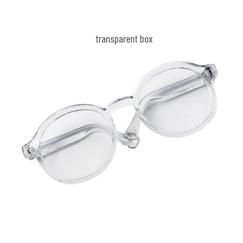 20cm Plush Doll Accessories: Cotton Doll with Round Sunglasses