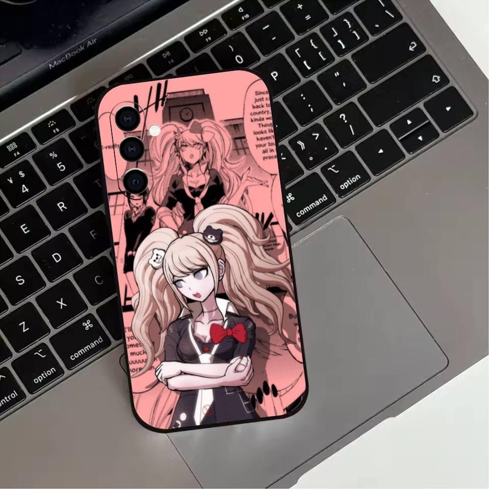 Sweet J-Junko Anime Enoshima-es Phone Case For Samsung Galaxy A73,A72,A71,A70,A53,A52,A51,Soft Silicone Black Cover