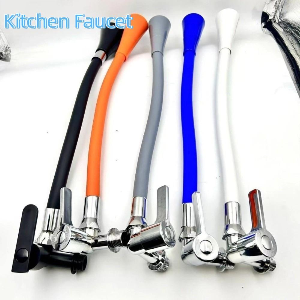 Creative Zinc Alloy Kitchen Faucet Water Saving Universal Rotatable Spout Faucet 2 Modes Water Tap Nozzle Public Restroom