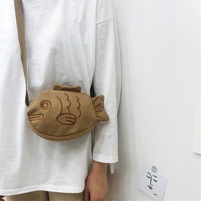 Cartoon Cute Japanese Taiyaki Fashion Backpack Women's Bag Messenger Bag Shoulder Bags Coin Purse Women Crossbody Bag