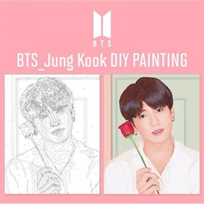 Bts Diy Malerei 40 50cm  Jung Kook