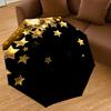 1PC gold stars Umbrella-8-Rib Reinforced, Automatic Open, Lightweight & Durable, Cute Fashion Accessory for Outdoor-K1247