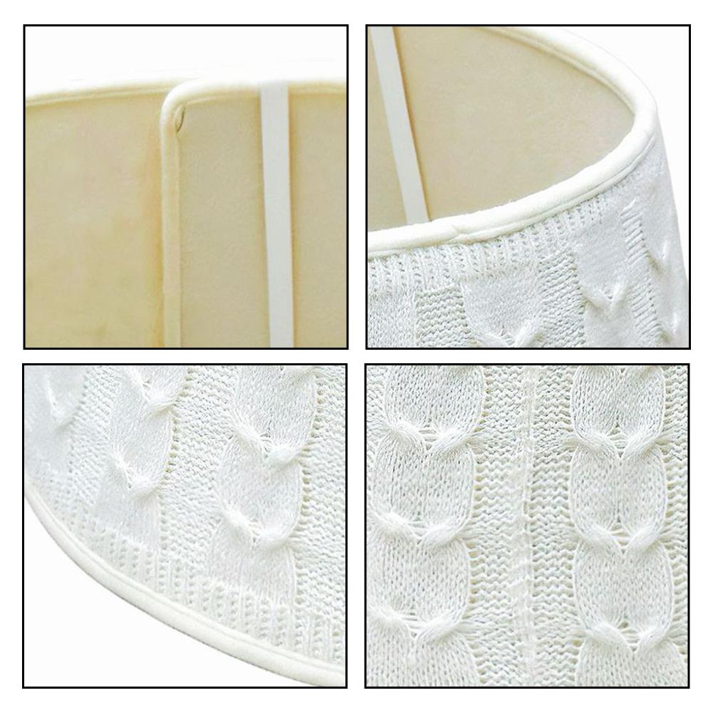 White Knit Fabric Tree Skirt with Balanced Diameter and Proportional Height Coverage for Standard Tree Trunk Areas
