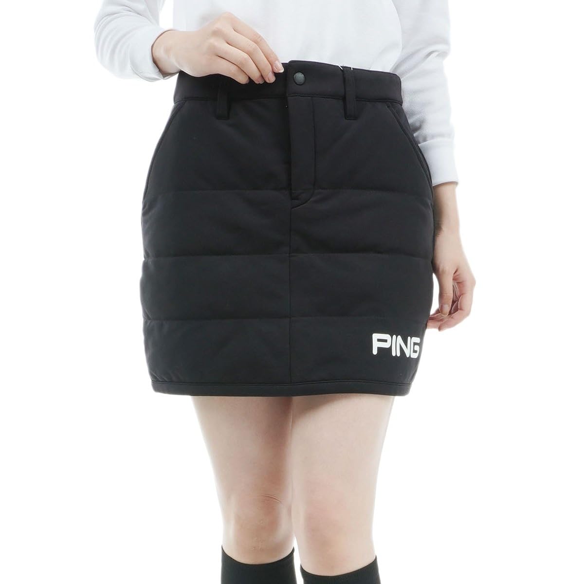 

padded skirt stretch and Golf S [Pin Apparel] Women s (all-way warmth) / / 622-3234004 010_Black