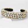 Fascia Larga Retrò Europea & Americana con Strass Barocchi: Accessorio per capelli stile coreano per donna