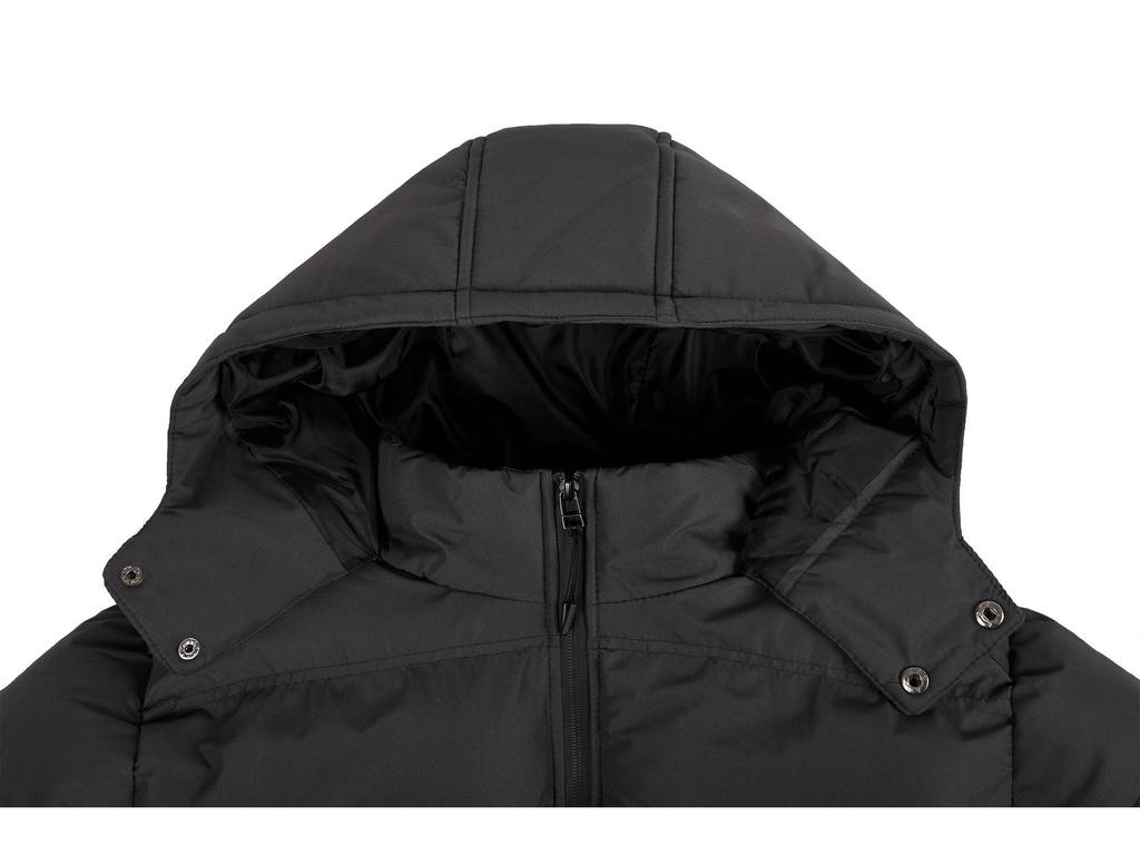 Men's Winter Hooded Puffer Coat - Thickened, Loose, Plus Size, Hong Kong Style