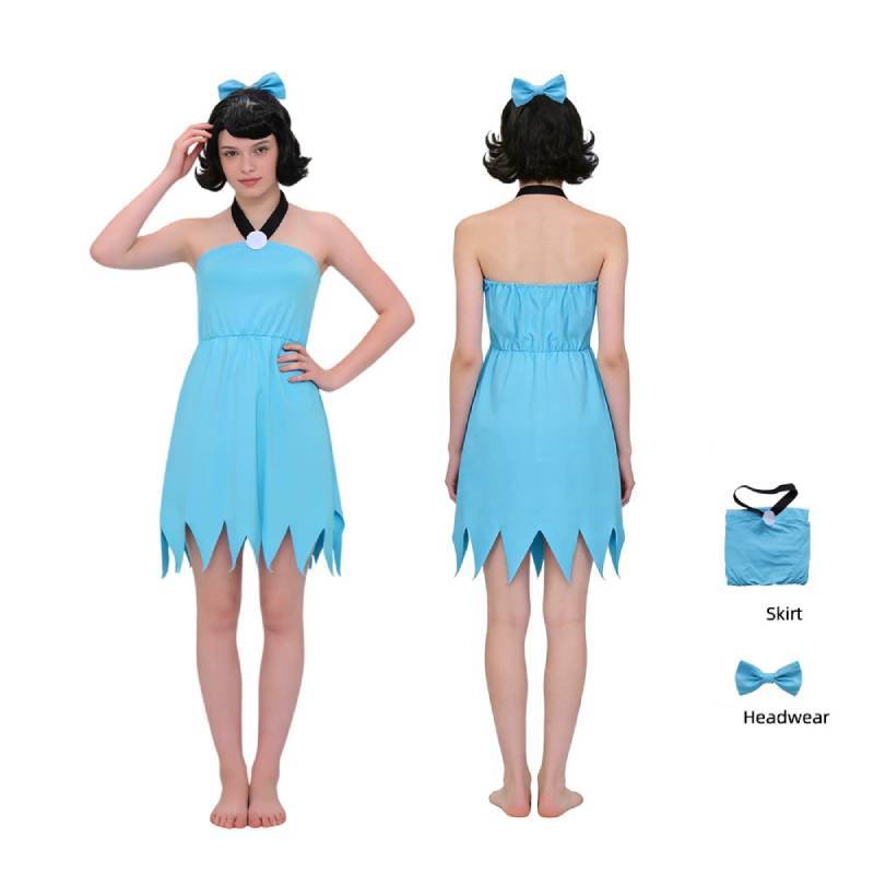 Flintstoneovci Betty Barney Fred Wilma Cosplay Kostýmová Súprava Z Polyesterovej Látky Na Halloweenovú Párty A Tematické Podujatia