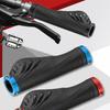 1pair Mountain Bike Handlebar Grips Double Locks on Bicycles Handlebar Grip Nonslip Bilateral Locks Cycling Handle Grips