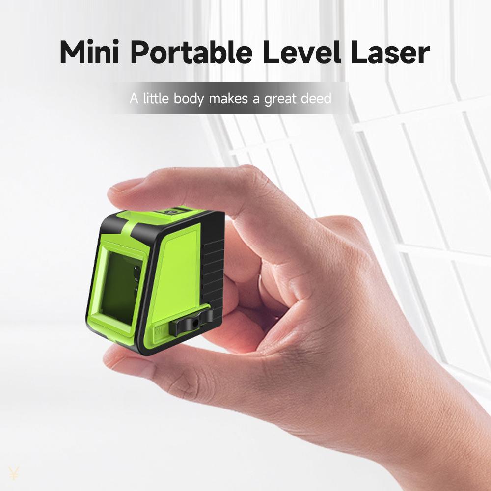 

Лазерный уровень Портативный мини-сильный свет Инфракрасный уровень Зеленый 2-линейный линейный проектор с поддержкой