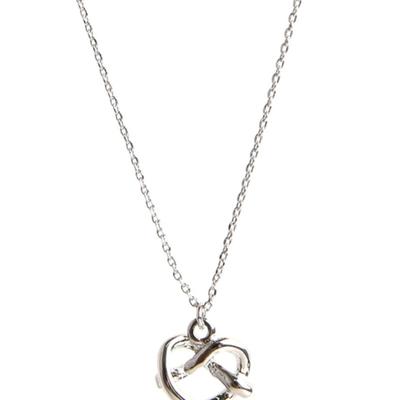 SCALETTO EET204 Süße Brezel Herz Halskette