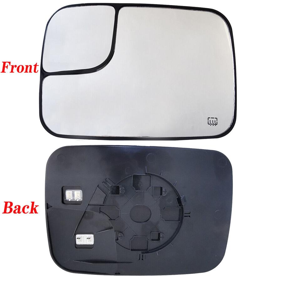 Pair Driver Passenger Side Power Heated Towing Mirror Glass For 05-09 Dodge Ram 1500 2500 3500