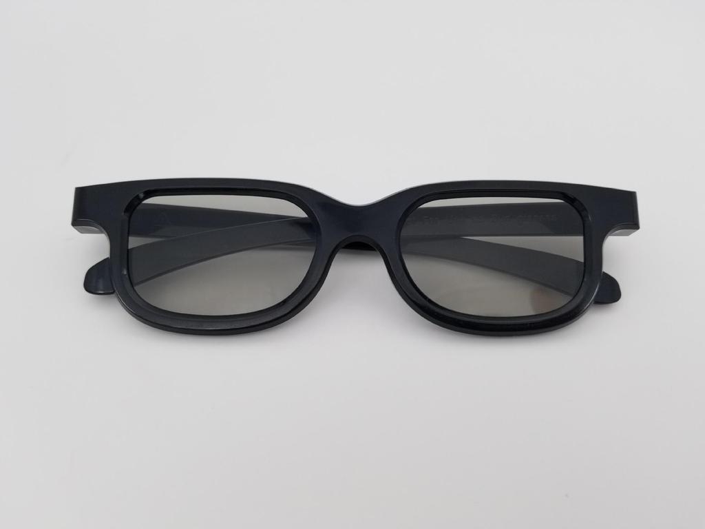 Polygonal Circular Full-Frame 3D Polarized Glasses for Adults - Movie Watching Stereo Glasses