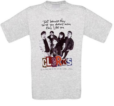 T-shirt Clerks Bob Silenzioso Film Culto Tutte le Taglie NUOVA