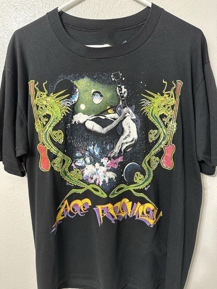Ace Frehley Tour One-Sided Heavy Cotton Adult T-Shirt All Size Unisex T-Shirt M