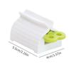 1 /3 Toothpaste Squeezer, Cleanser, Hand Cream, Manual Rolling Squeezer, Bathroom Toothpaste Holder, Toothpaste Clip White