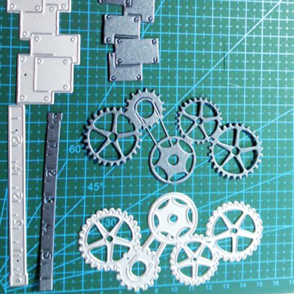 DIY Paradise 3 buc. Șablon de tăiere pentru album de însemnări Șablon de relief pentru hârtie, matriță pentru șablon