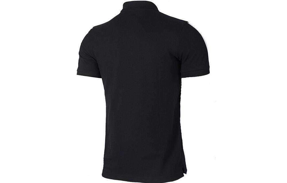 Adidas 3 Stripes Polo Shirt Men's Black EJ0927