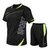 Herr sommar snabbtorkande atletisk t-shirt och shorts set