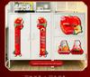 2026 5D Magnetic Fu Character Door Stickers for New Year & Spring Festival - Creative Entrance Décor