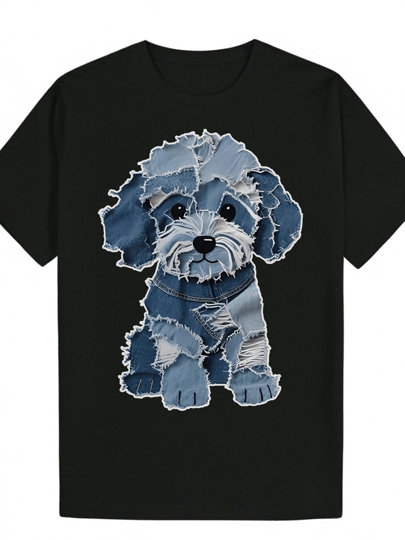 Mens Casual Bear Graphic 100 Cotton Short Sleeve Art Print Outdoor Tee S