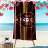 A Seleção das Quinas Print Beach Towel, Large Soft Quick Dry Towel for Beach Camping Swimming