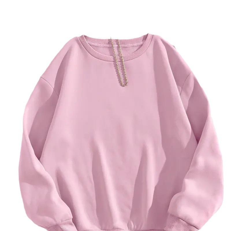 2024 Women's European & American Print Round Neck Sweater