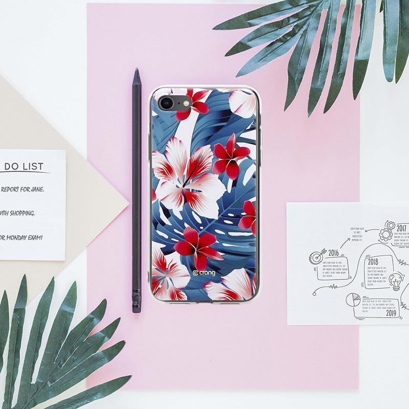 Crong Flower Case - Etui Iphone Se (2022/2020) / 8 / 7 (Wzór 03)