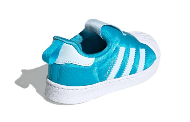 adidas Originals SUPERSTAR 360 Comode Traspiranti Basse Scarpe da Skateboard Blu Neonato e Bambino FV7227