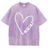 Happy Doll Bear Slogan Design T-Shirt Homme Shoulder Drop Kawaii T Shirts Novelty Tshirt Normcore Cool Short Sleeved