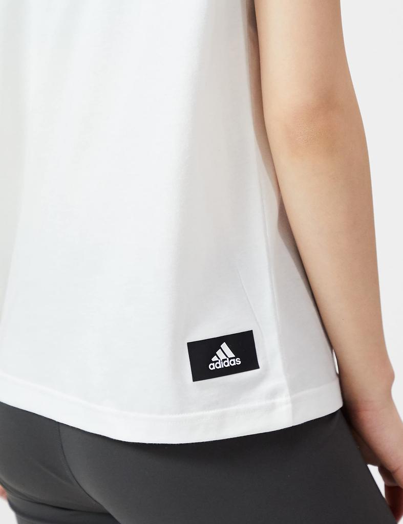 Adidas Kurzarm Sportbekleidung Future Icon Kurzarm KP608 Weißes T-Shirt T-Shirt Damen (HE0301) J/OT