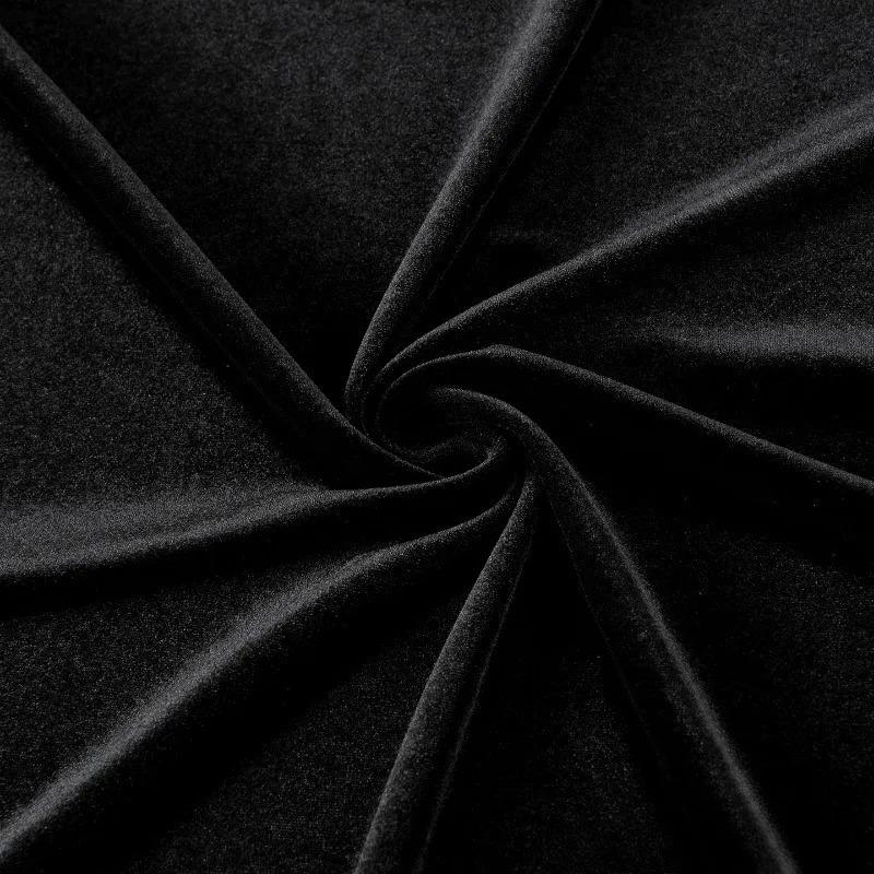 100x155cm Stretch Velvet Fabric Diamond Luster Cloth Soft Upholstery TextilesDiy Velour for Sofa Curtain Background