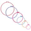 6pcs Adjustable Design Embroidery Hoop Set Plastic Adjustable Hoop Ring  For Embroidery