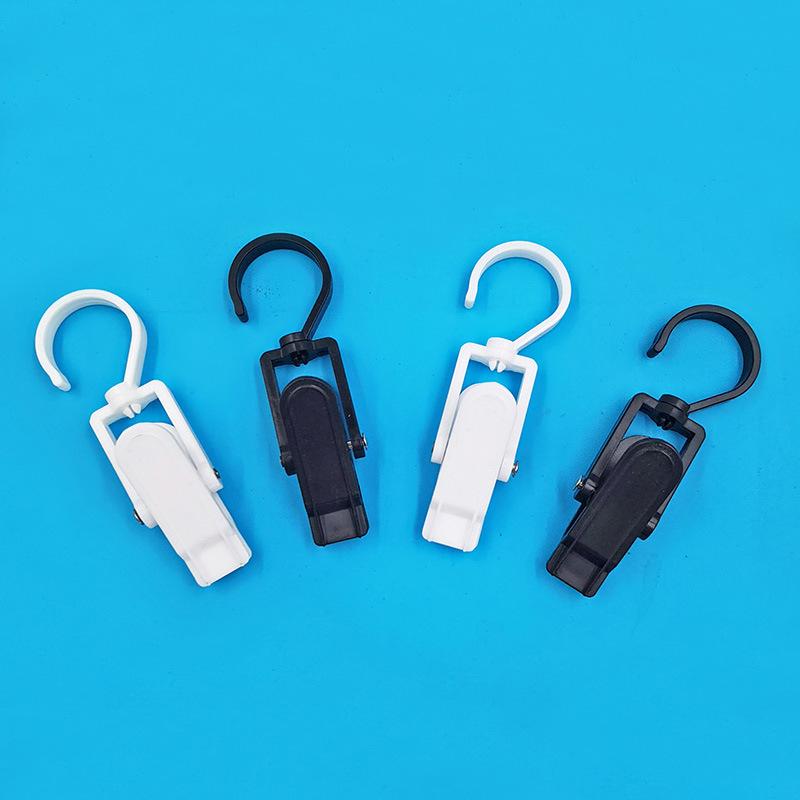Kunststoff-Clip Mantel- und Hut-Clip Schwenkbarer Gardinenclip Präsentationsclip Schwenkhaken Krawattenklammer Hut-Socken-Clip