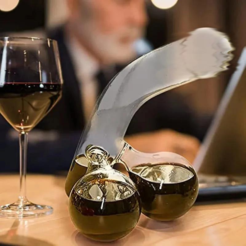 650ml Creative Decanter High-capacity Interesting Big Bird Lovers Bar Wine Whisky Funny Trick Gift