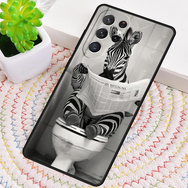 Zebra Animal TPU Phone Case For Samsung Galaxy note 10 pro S26 S25 S24 S23 S22 Ultra Plus S21 FE S20 Shockproof Cover