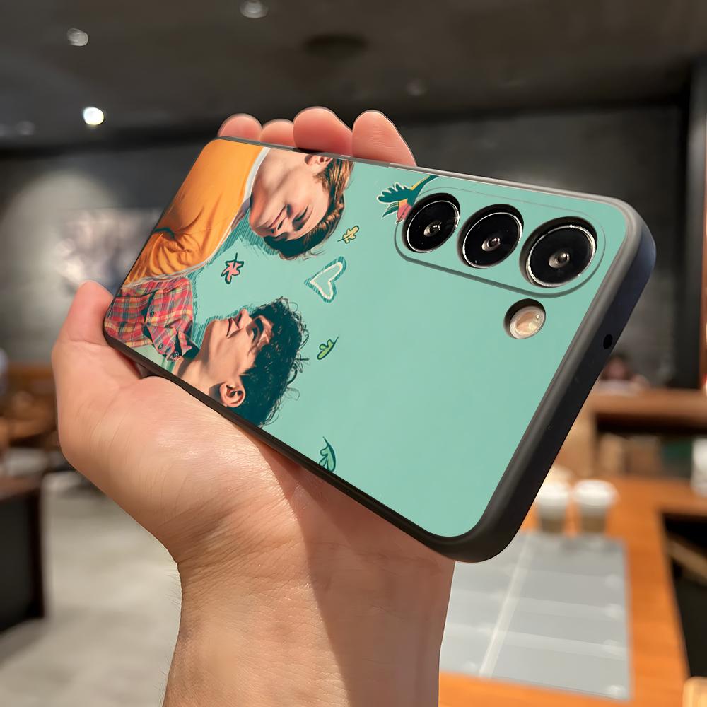 Heartstopper Movie Tv Phone Case For Samsung A56 A36 A26 A16 A15 A25 A35 A55 A14 A34 A24 A54 Black Soft Shell