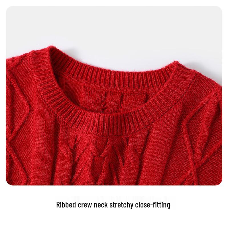 Navigare Girls' Diamond Cable Knit Sweater