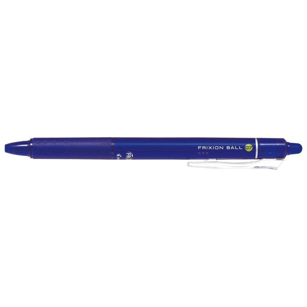 Pilot Frixion Ball Knock Blue Erasable Ballpoint Pen LFBK230F10L 0.7mm (10 Pens)