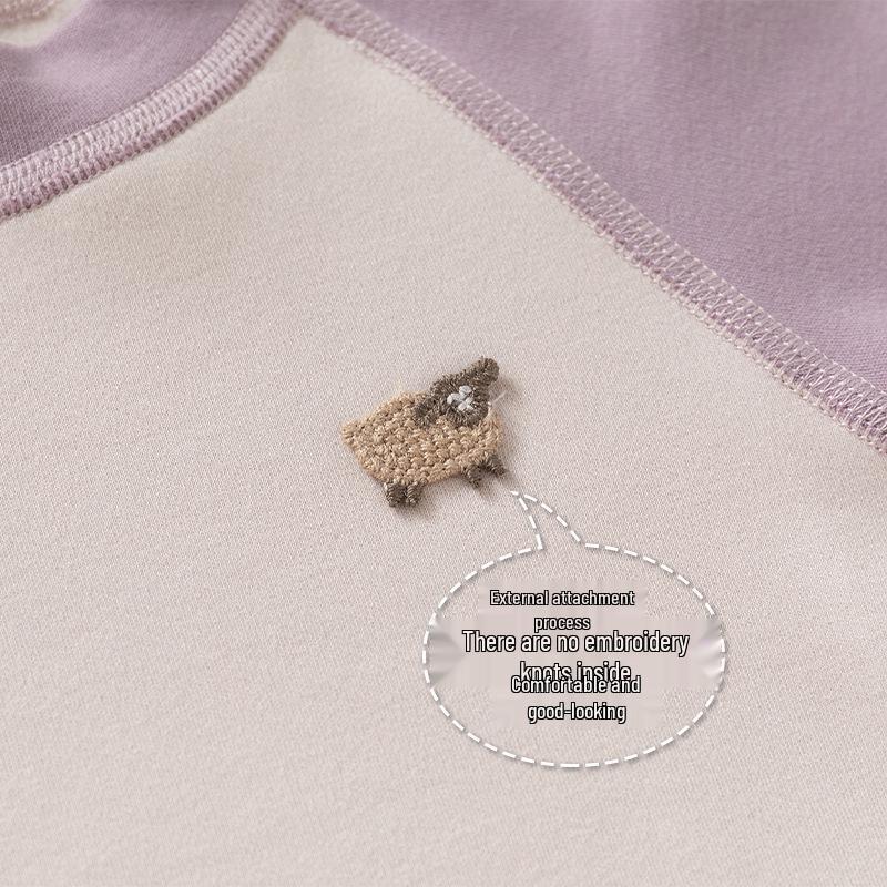 Newborn Cotton Harem Romper - Autumn/Winter, Side-Opening